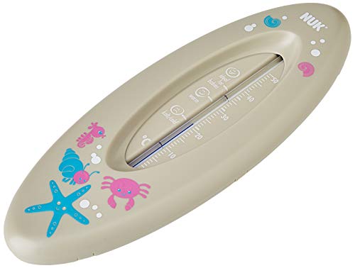 NUK Badethermometer für sicheres Baden, natürliche Messflüssigkeit aus Rapsöl, Made in Germany, 1 Stück, grau – Bild 5