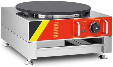 Electric Pancake Maker with Adjustable Temperature, Durable Non-Stick Surface, Perfect for Making Eggs, Pancakes, and Crepes at Home or Restaurant