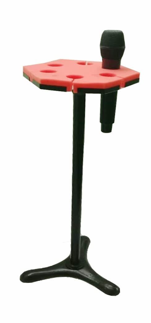 Mic Holder - 6 Hole Multi Mic Holder Stand Mini Microphone with Stand-picture-16