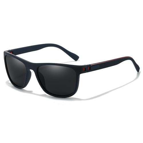 Sodqw Gafas De Sol Polarizadas: Gafas De Sol Elegantes, Ligeras Y Resistentes Con Protección Uv Para Actividades Al Aire Libre, Azul Mate Gris Sodqw Gafas De Sol Polarizadas: Gafas De Sol Elegantes, Ligeras Y Resistentes Con Protección Uv Para Actividades Al Aire Libre, Azul Mate Gris