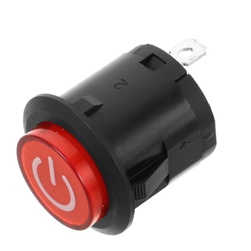 Milisten Botón de Arranque para Coche Eléctrico Infantil Interruptor de Presión Fácil de Instalar Compatible con Motos y Juguetes Eléctricos Construcción Resistente Diseño Divertido y