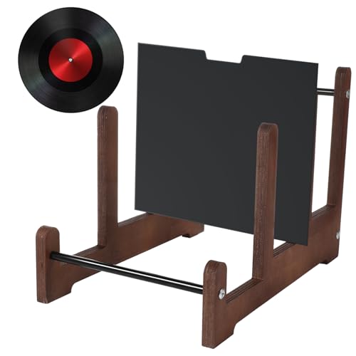 SHINEOFI 3nivel Estante De Almacenamiento De Discos De Vinilo De Organizador De Discos para Sala De Estar y Dormitorio Expositor De