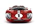 Shelby Collectibles SC423 1967 Ford GT MK IV #1 Red LeMans Winner 24 Hours 1/18 Diecast Model Car
