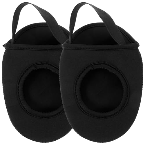 Cubiertas para zapatos de ciclismo antideslizantes y cortaviento, negras, para exteriores, con banda elástica, protectoras, tamaño 19x13 cm miniatura 1
