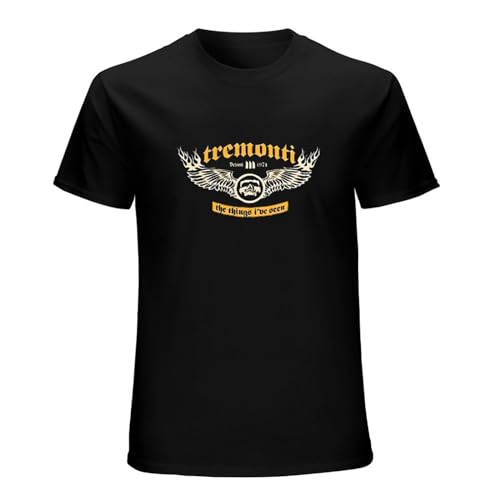 Tremonti Alter Bridge Men's T-Shirt Black Graphic Unisex Tee Shirt M