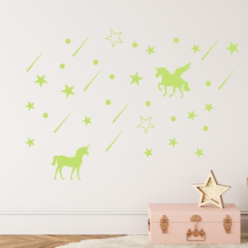 Vinilos Decorativos Unicornio Brillan en la Oscuridad miniatura 4
