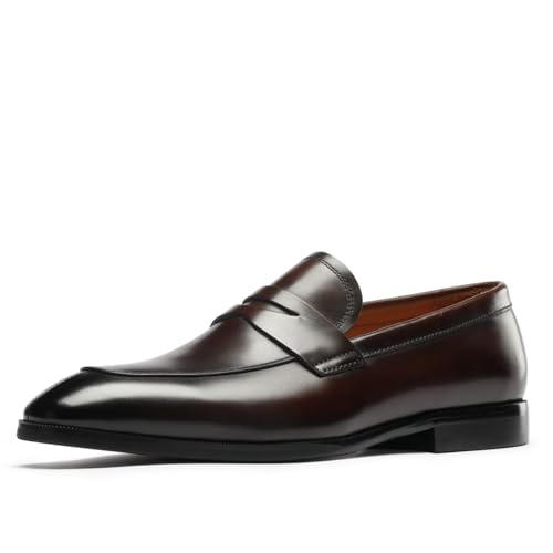 Men's Loafers & Slip-ons Leather Casual Penny Loafers for Men