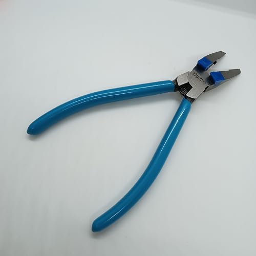 Image of Panel Clip Pliers, Multipurpose Diagonal Cutting Pliers with Stainless Steel Blades and Rubber Handles, Fastener Removal Tool for Car Door Panel Clips and Plastic Rivets