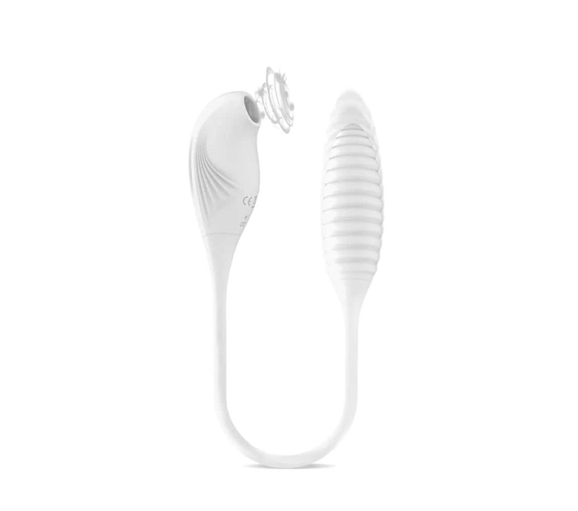 Generic Dual Action Thrusting and Sucking Bullet Egg Vibrator GN73512 As Described