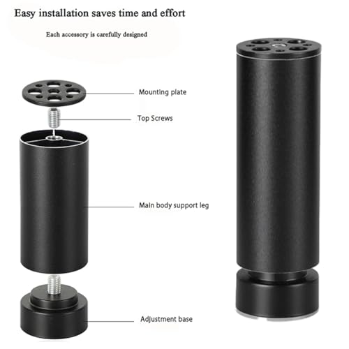Patas de mesa ajustables de 6-40 cm ideales para renovar el sofá del salón 5