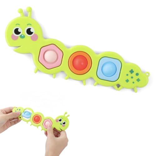 AYESY Fidget Popper Sensorik Babyspielzeug, f&uuml;r Babys ab 10 Monaten, Montessori Spielzeug f&uuml;r Kleinkinder im Alter von 1&ndash;3 Jahren, Lernspielzeug f&uuml;r Jungen und M&auml;dchen