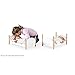 Janod - Candy Chic - Literas de Madera para Muñecas de Hasta...