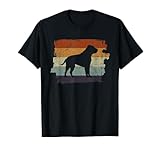Amante de los perros Silueta de perro Presa Canario retro vintage gráfica.