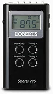 Roberts Radio Sports DAB5 DAB/DAB+/FM Personal Digital Radio - Portable Radio - Battery Radio - White