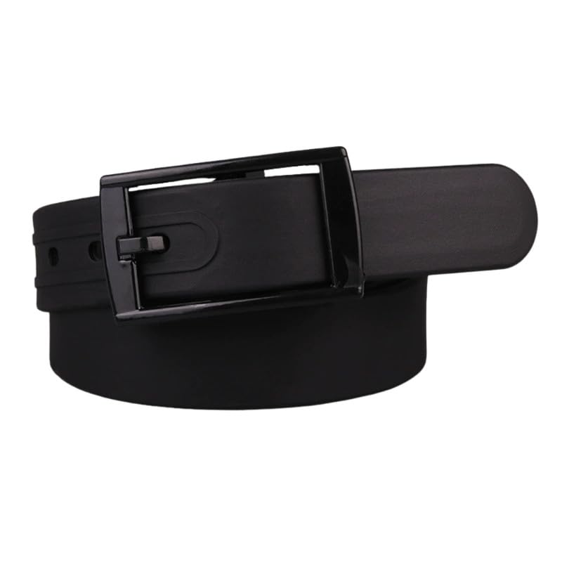 Silicone Belt for Men and Women – Candy Color Plastic Buckle, Metal-Free Security Inspection Belt-image-26