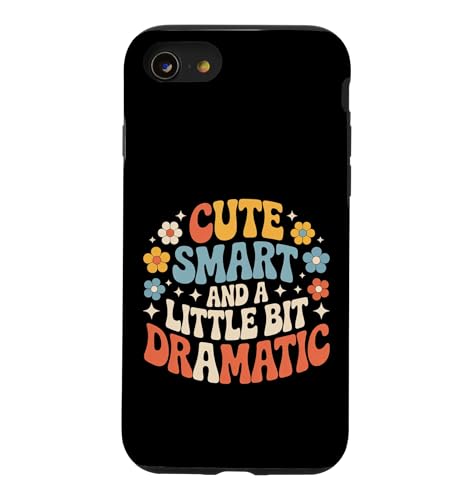 Cute Smart And A Little Bit Dramatic ���ӋC�ȃ{�[���h���[�h - �X�}�z�P�[�X iPhone SE (2020) / 7 / 8 �p