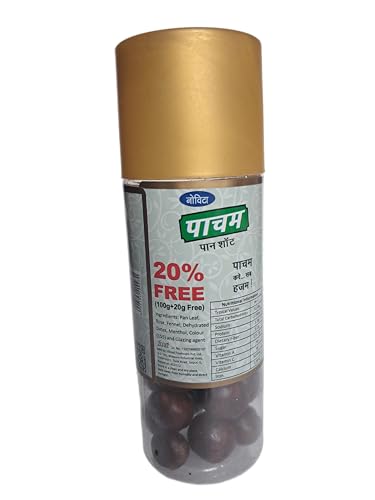 Image of Pacham Paan Shot by Novita | Sweet Paan Flavored Mouth Freshener with Aromatic Spices | 100g Resealable Jar | Vegetarian (Pack Of 2)