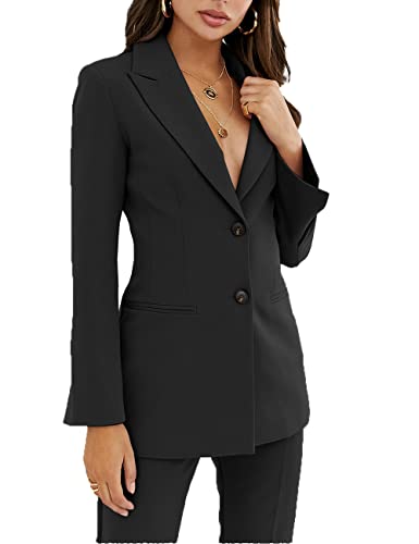 Formal Business Suit Fashion Ladies Suit 2 Piece Office Work Professional Wedding Tuxedos Party Women Suit Set (Blazer+Pants)4