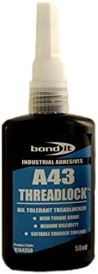 6 x BOND IT 50ml A43 THREADLOCK NUT LOCK STUD THREAD LOCK SEALER ADHESIVE OIL TOLERANT