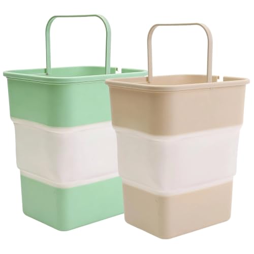 Basurero para coche plegable y caja de almacenamiento multifuncional para colgar
