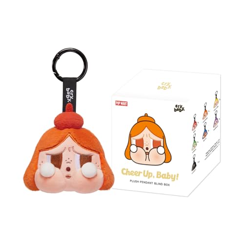 POP MART CRYBABY CHEER UP, BABY! SERIES-Plush Doll Series 1Box 2.5 inches Action Figure Art Articulated Character Premium Design Gifts for Fan-Favorite Collectible Toy