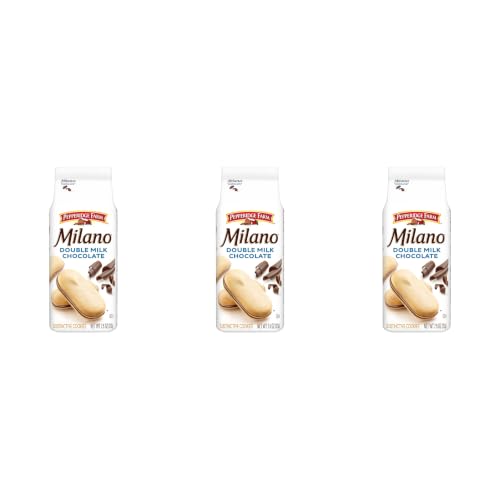 Pepperidge Farm Milano Double Milk Chocolate Cookies, 7.5 Oz (3 Pack)