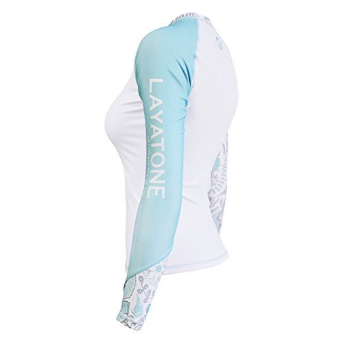 Layatone Rash Guard For Women Long Sleeves Swimsuit Swimwear Tops Ladies Athletic Dive Skin Water Sports Rash T-Shirts #TOP3