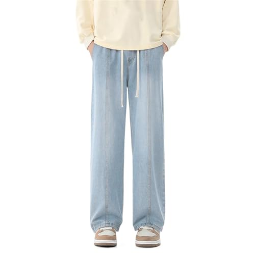 Men's Jeans Spring Vintage Americana Loose Fit Straight Leg Casual Denim Pants