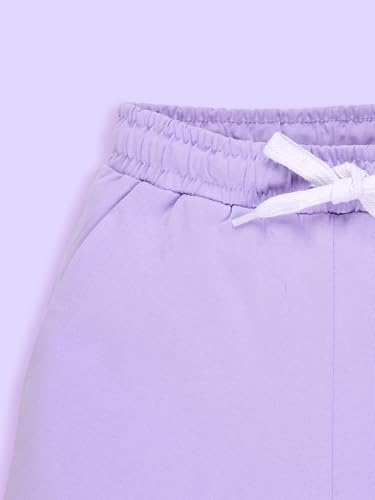 Image of KiddoPanti Girls 100% Cotton Bottom Hem Frill Hot Shorts