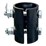 FewNvWa Ceiling Fan Mount Bracket Downrod Coupler Opening Slot Design Indoor Outdoor Accessories Metal Stable Performance Easy Installation Suitable for Apart, black