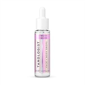 Tanologist Face and Body Drops, Light – Illuminating Self Tan Drops, Vegan and Cruelty Free, 1.01 Fl Oz