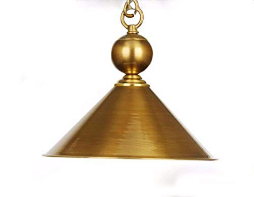 Lustre suspension industriel en cuivre de 33x24cm pour salon et restaurant
