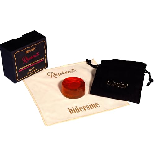 Hidersine Reserve21 Premium Light Violin Rosin. Low Dust formulation with British beeswax. Complete with Carry Pouch. Made in the UK - Image 2