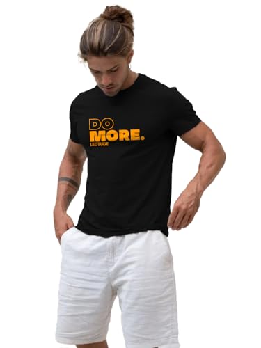 Image of LEOTUDE Regular Fit Half Sleeve Round Neck Cottonblend Tshirt for Men's Combo (Pack of 3)