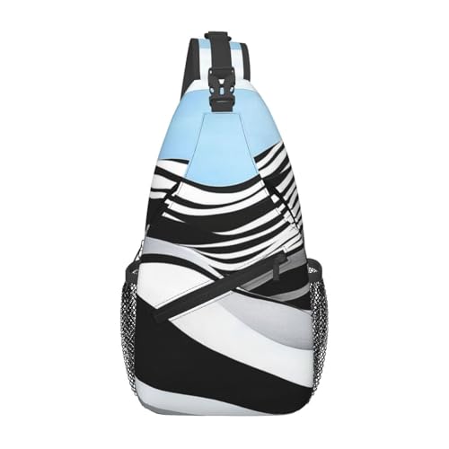 Morrales Cruzados Sling tipo Crossbody Negro miniatura 1