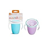 Munchkin Miracle 360°-Trinkbecher für Babys und Kleinkinder, 2er-Set,...