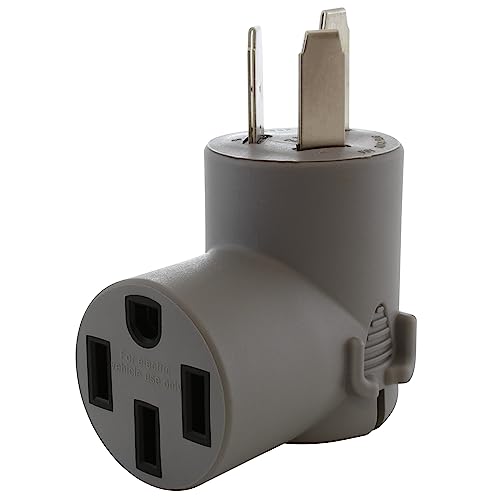 Image of AC WORKS EV Charging Adapter for Tesla Use (10-50 50A 3-Prong Straight Blade to Tesla)