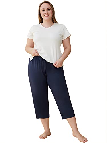 Image of Latuza Women's Knit Capris Sleepwear