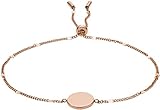 Hauptfarbe: Roségold Fossil Armband Für Frauen Schmal, Min. Innenlänge: 165mm Rose Gold Nicht Anwendbar Armband, JF02898791