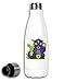 Radioactive Cat Kaiju Funny Japan Monster Thermische Reiseflasche 350ml
