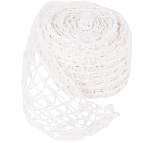 ELAYARD Rollo de Red para Cocinar Carne de Cocina Malla para Rollos de Salchicha 5 Metros Red para Carne de Malla Segura para Ahumar Asar y Curar Jamón y Paleta Deshuesada