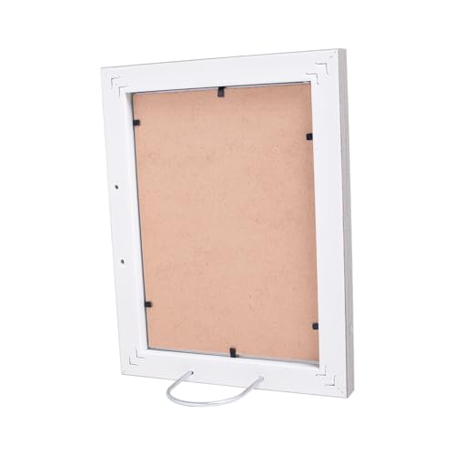 Image of GOLDEN PEACOCK Set of 2 5x7 Inch Photo Frames - Elegant Grey & Gold Finish | Decorative Tabletop & Wall Hanging Picture Frames for Home, Office & Gifting