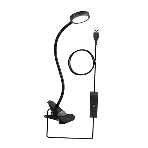 ORFOFE Clip-on Bed Light Dimmable Lamp Book Reading Clip Light Bedside Reading Lamp Headboard