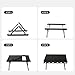 kowaku Camping Table Folding Camping Furniture Height Adjustable Aluminum for Yard Backpacking Travel Backyard Barbecue