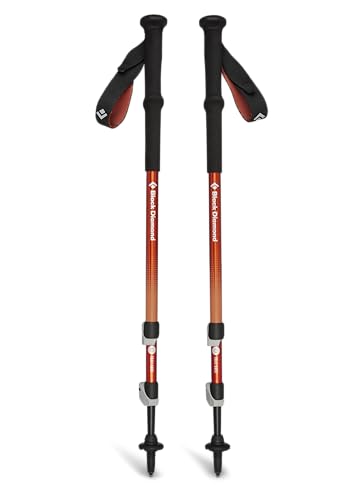 Black Diamond Trail Back Poles 100-140 cm, Burnt Sienna