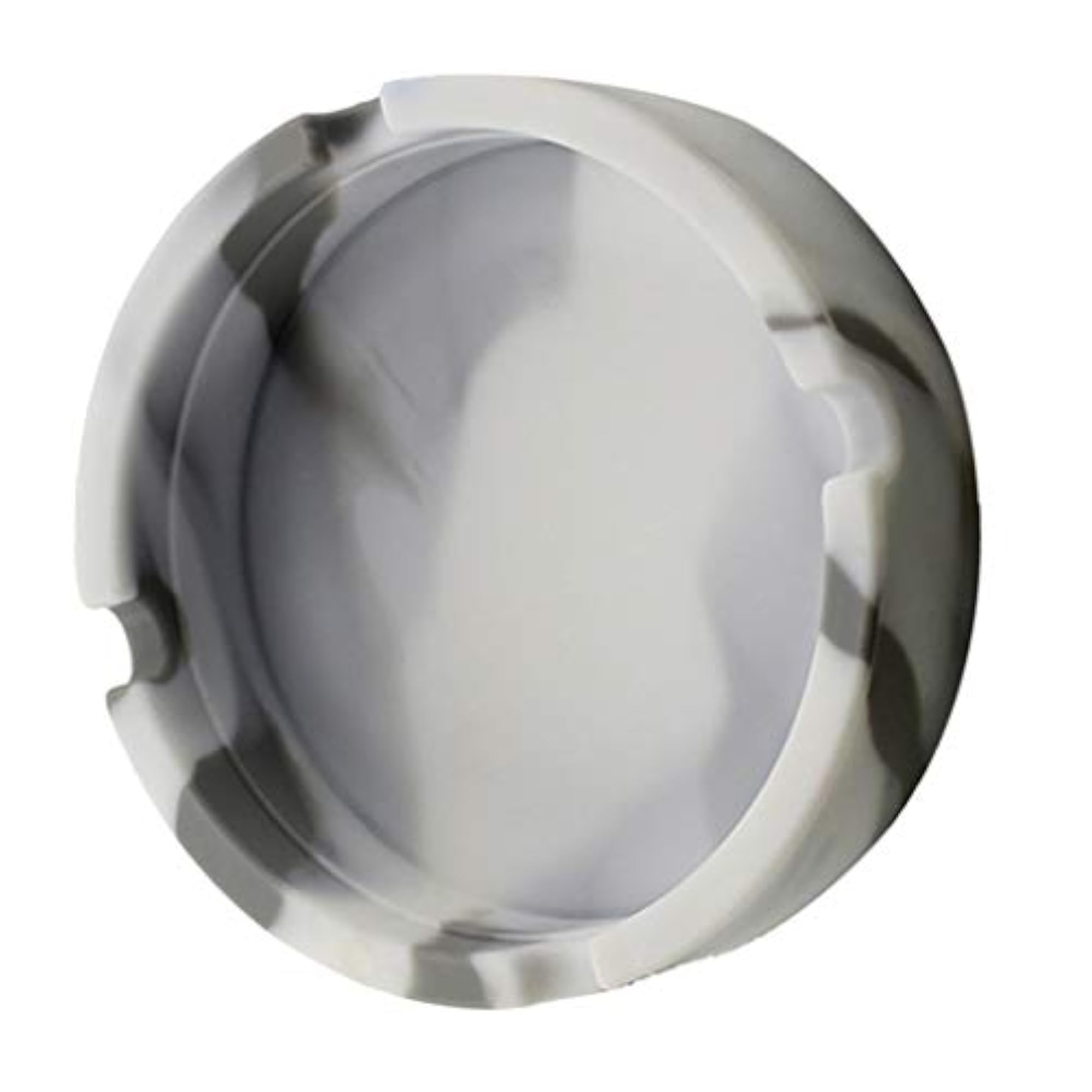 Round Silicone Ashtray Cigar Holder for Tabletop Use