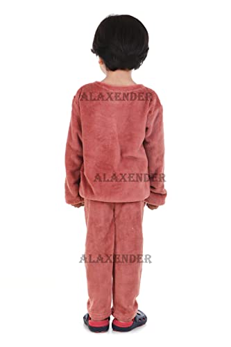 Image of Winter Night Suit for Kids Top & Pajama Set (Warm Fleece) Size (4 to 6 Years Kids)