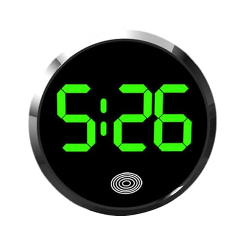 Reloj Digital Automotriz - Reloj Redondeo Corredores Y Camiones, Wimepiece De Ventilación De Aire Automático Compacto | Decoración De Reloj Digital De Vehículos Portátiles, Temporizador De Usos Múltip