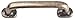 Atlas Homewares 333-CM Distressed Collection 3.8-Inch Pull, Champagne
