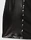 Boowhol Damen Kleider Nieten Sexy Damen Lackleder Bühnenkleidung，Die Brust Hohl Kleid Rock Splice ，Sexy Dessous Minikleid Anzug Enge Kleidung (L)